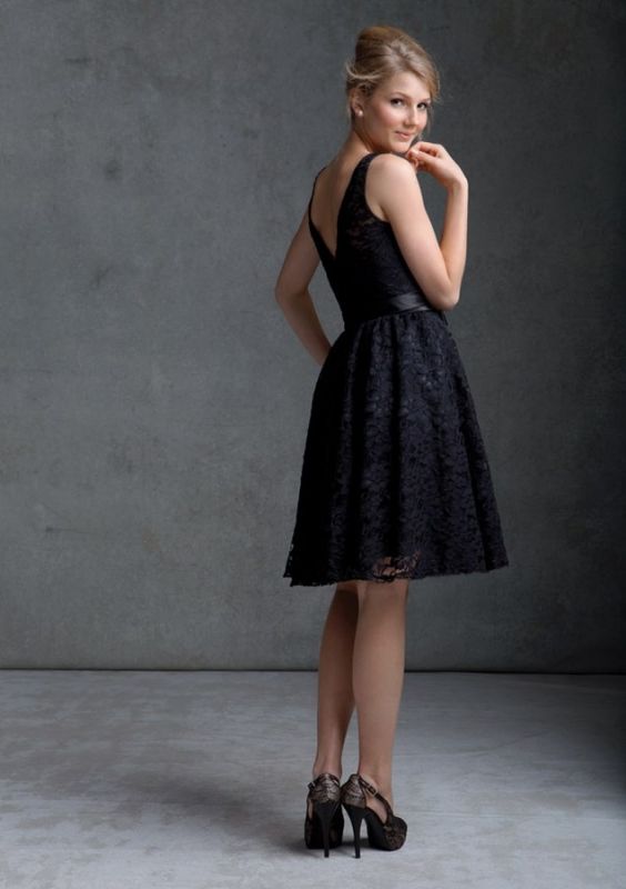 Robe cocktail morilee 31004 dos